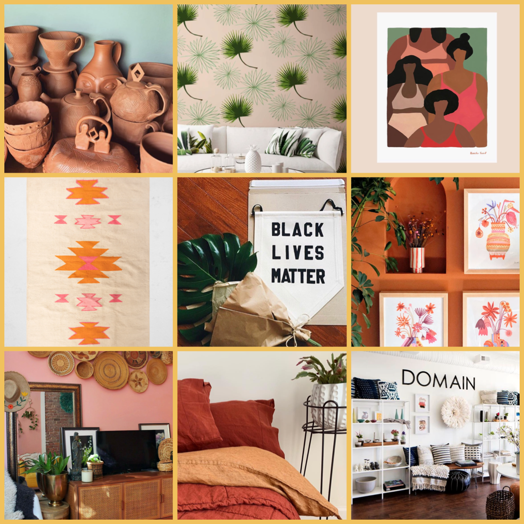Black owned home decor deals